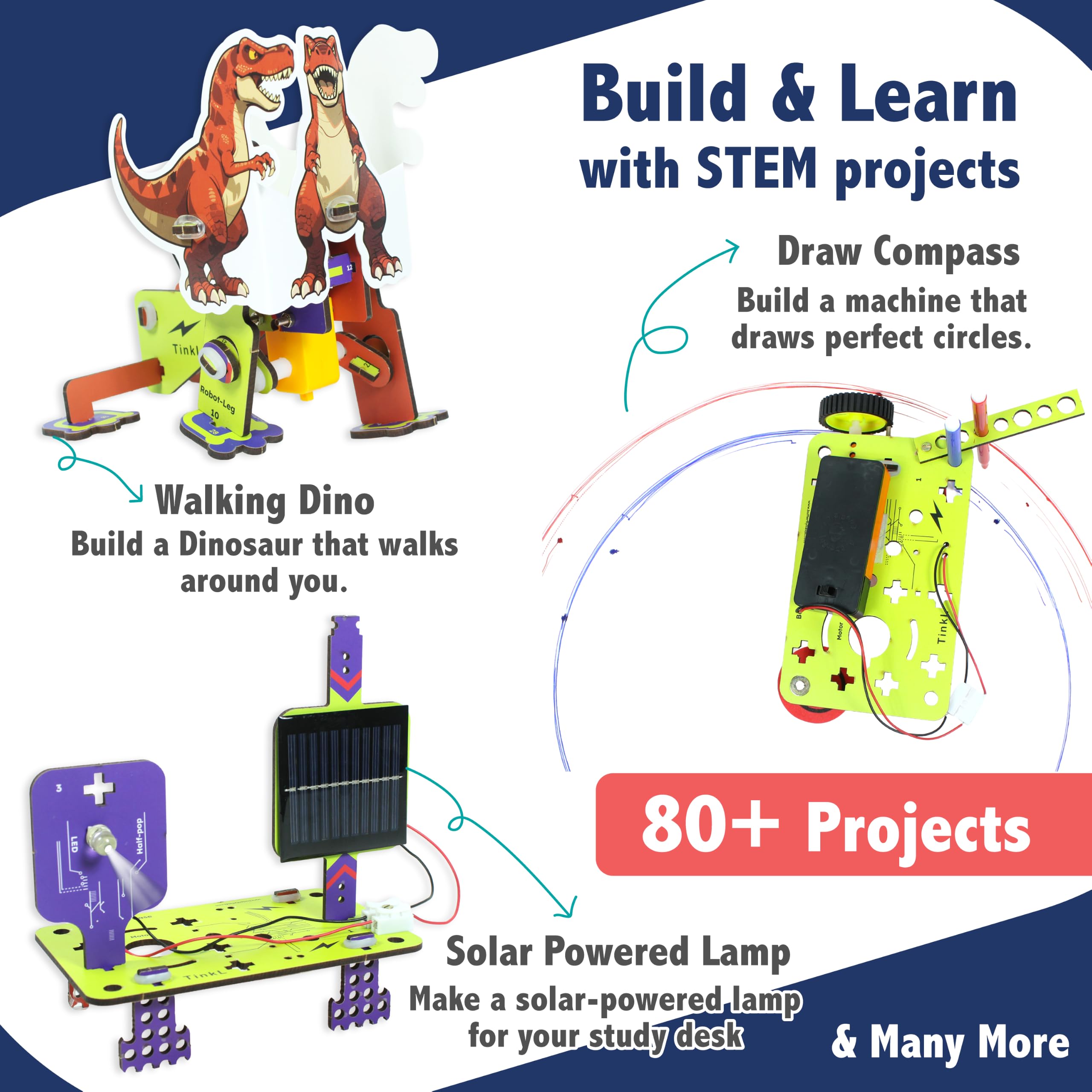Butterfly EduFields Jumbo STEM-Projekt-Set für Kinder im Alter von 12–14 Jahren, Ingenieur- und STEM-Roboter-Kits für 8–12 Jahre, Elektronikschaltungen, bestes Geburtstagsgeschenk für Kinder im Alter