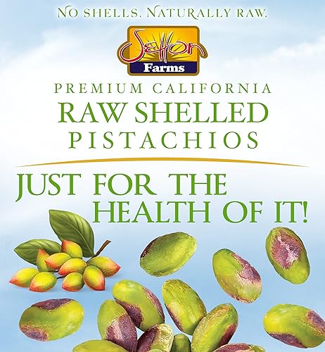Miniatura 5 de Setton Farms Naturally Raw Shelled Pistachios - Bolsa de valor de 20 onzas, sin pistachos de cáscara, proyecto verificado sin OMG, certificado sin