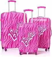Amazon | バービー スーツケース 全年齢向け | ピンク S、M、Lの Amazon | バービー スーツケース 全年齢向け | ピンク S、M、Lの