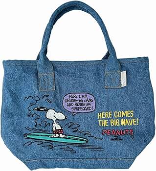 Amazon.co.jp: [ルートート] スヌーピー SNOOPY デニム トートバッグ