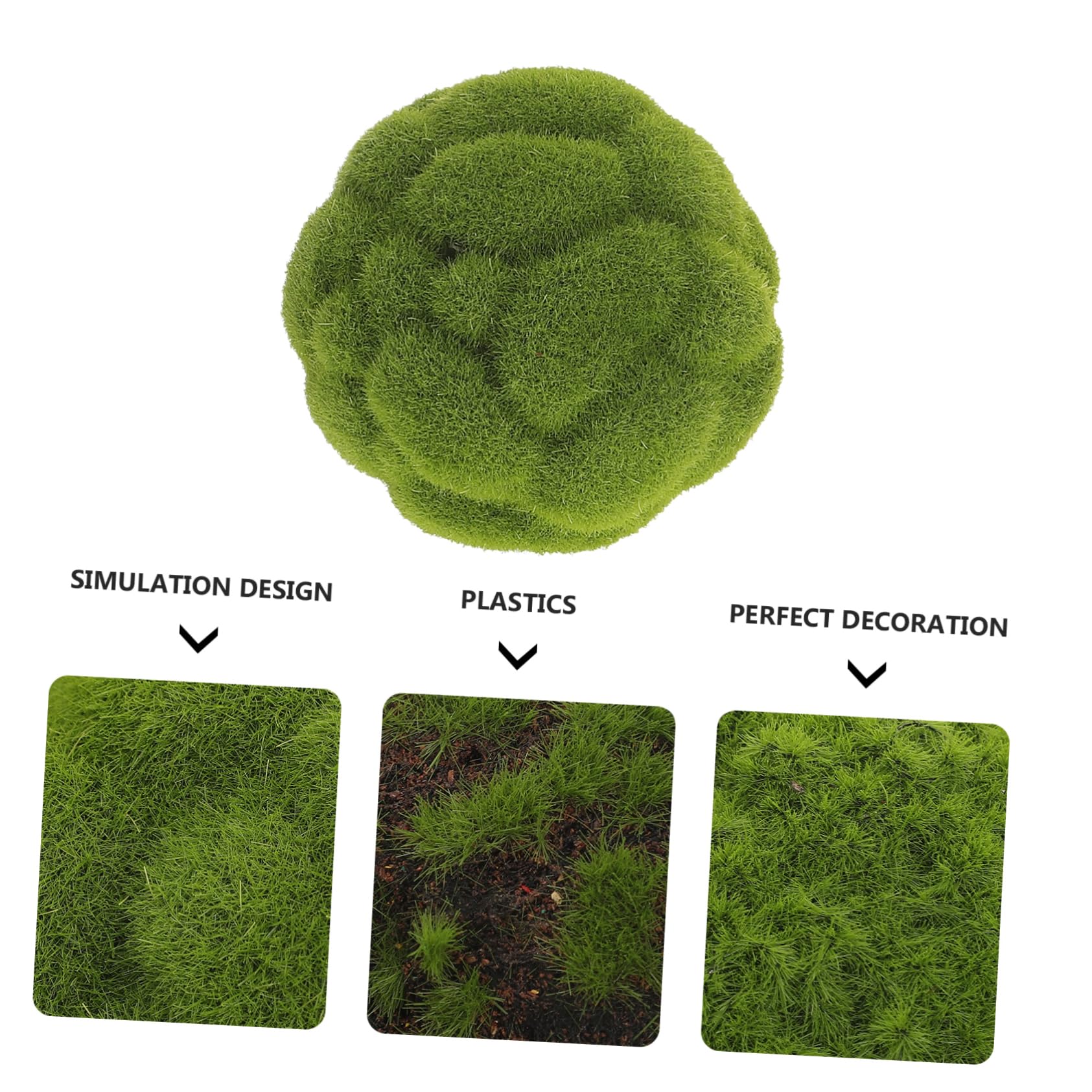 Alipis 9 Pz Palla Di Muschio Simulata Palline Decorative Di Muschio Alberi Topiari Finti Palla Topiaria Vegetale Artificiale Palline Di Muschio Naturale Pianta Da Green Schiuma