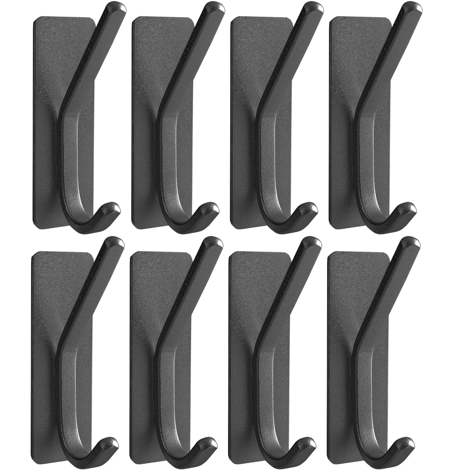 Paoli Heavy Duty Adhesive Hooks,Self-Adhesive Hooks Multiple Colors and Styles 30 lb Maximum Load for Home Schools and Offices(8PC)