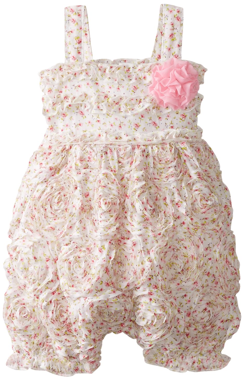 Nannette Girls' Baby-Newborn Floral Romper