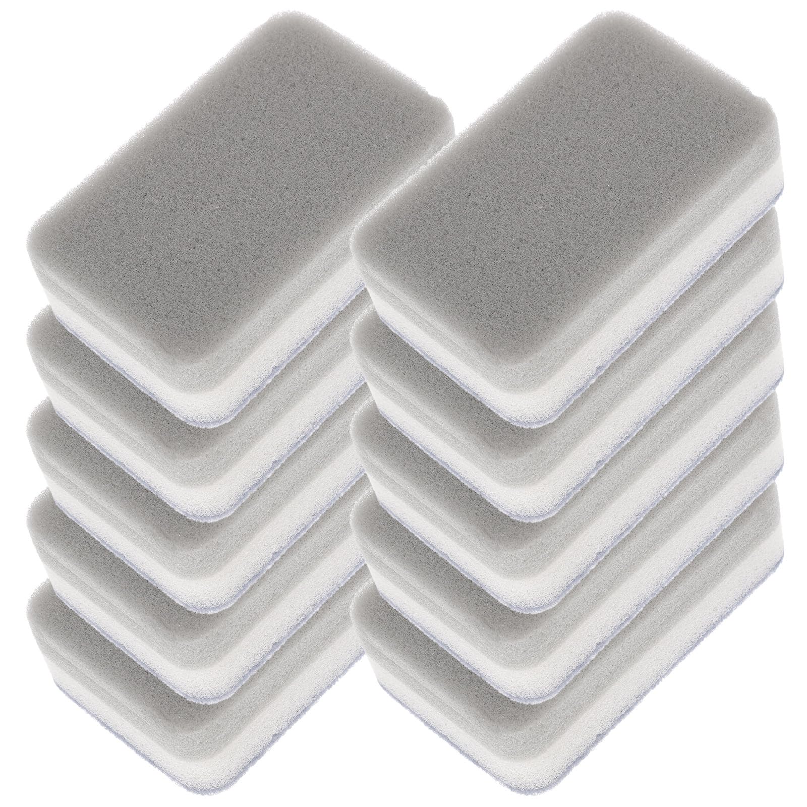 VILLCASE 10 Stück Doppelseitige Küchenschwämme aus Schwamm und Scheuerpad Hochabsorbierend zur Reinigung von Geschirr und Arbeitsflächen der Küche