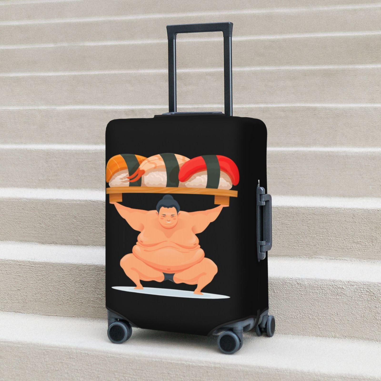 Amazon.co.jp: スーツケースカバー 相撲 大相撲 すし 和風