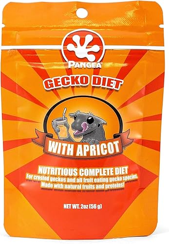 Pangea Fruit Mix albaricoque completo Crested Gecko Comida 2 oz