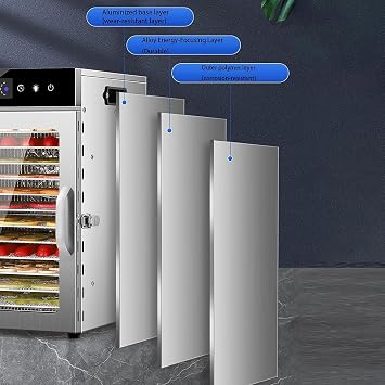 Commercial Freeze Dryer - High-Efficiency Electric Food Dehydrator for Fruits, Vegetables, Meat & Seafood - Ideal for Home & Business Drying Solutions