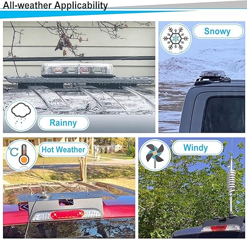 Miniatura 8 de TOPOWN Drill-Free Light Bar Cab Mount (Metal) for Ford F-150 (2015+) for Ford F-250-F-550 (2017+), Brake Light Bracket Available for Magnetic Light