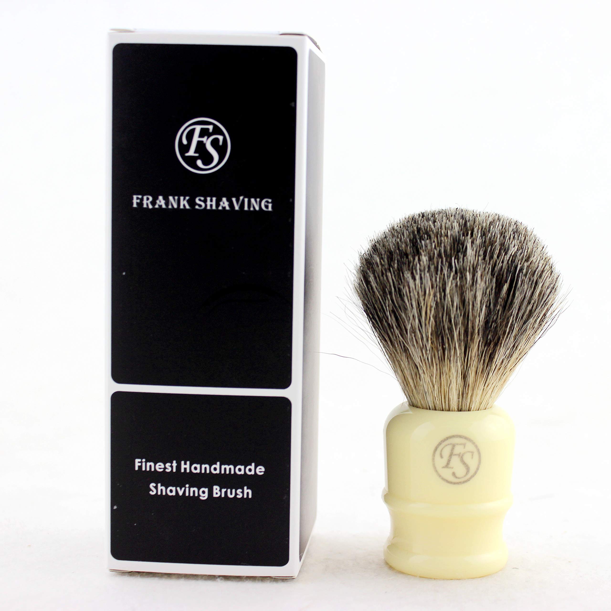 Amazon.co.jp: Frank shaving PURE badger Hair シェービングブラシ