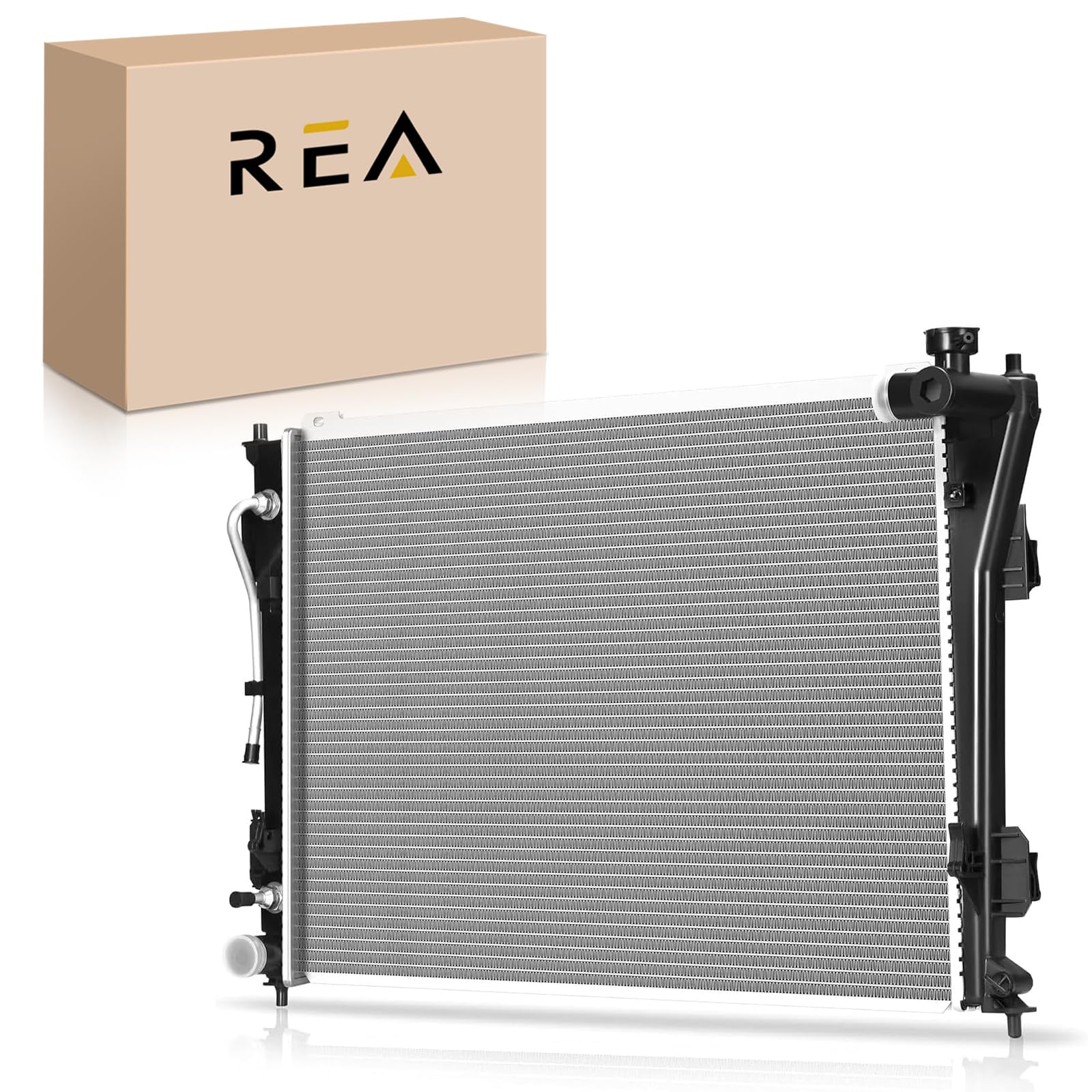 25-1/16 inch Engine Coolant Radiator Assembly with Transmission Oil Cooler Compatible with Hyundai Azera 3.3L 2012-2017,Kia Cadenza 3.3L 2014-2016 Replace CU13191