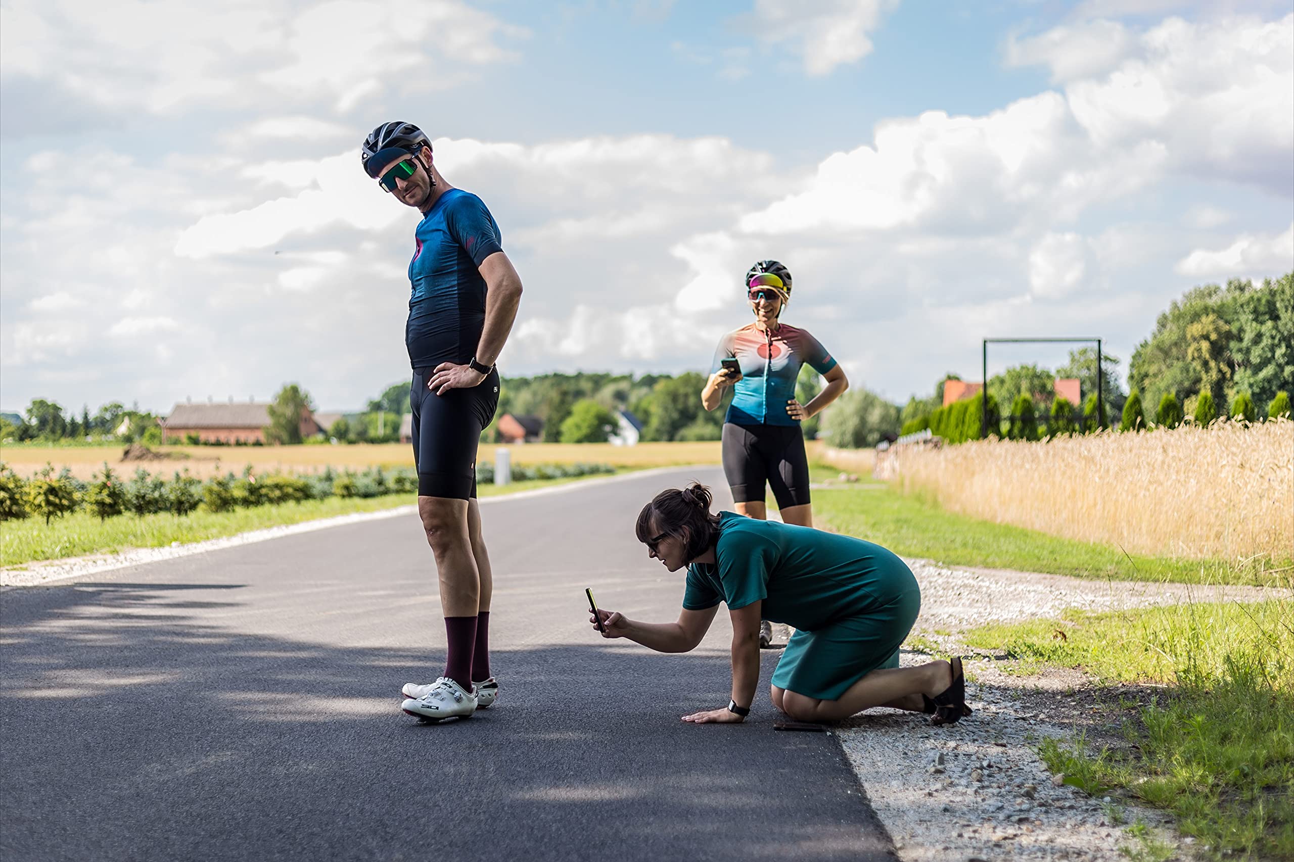 SUPPORT calzini da ciclismo da uomo tecnologia traspirante antiscivolo accessori monocolore