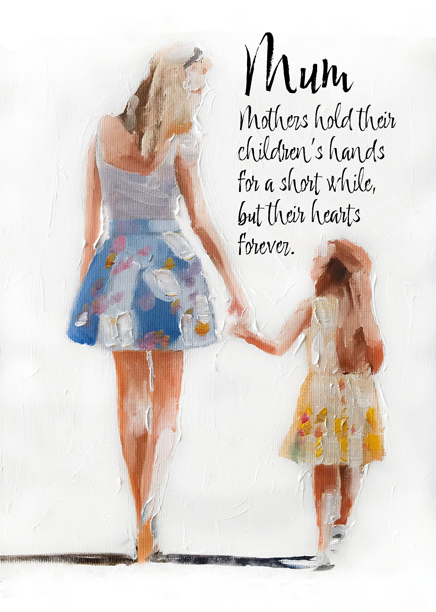 James Coates - Mum Birthday Card, or Mothers Day Card from Daughter - A5 size, Multicolour
