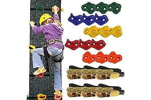 Ogrmar Kids Tree Climbing Kit: Ninja Training Obstacle Course for Backyard Fun