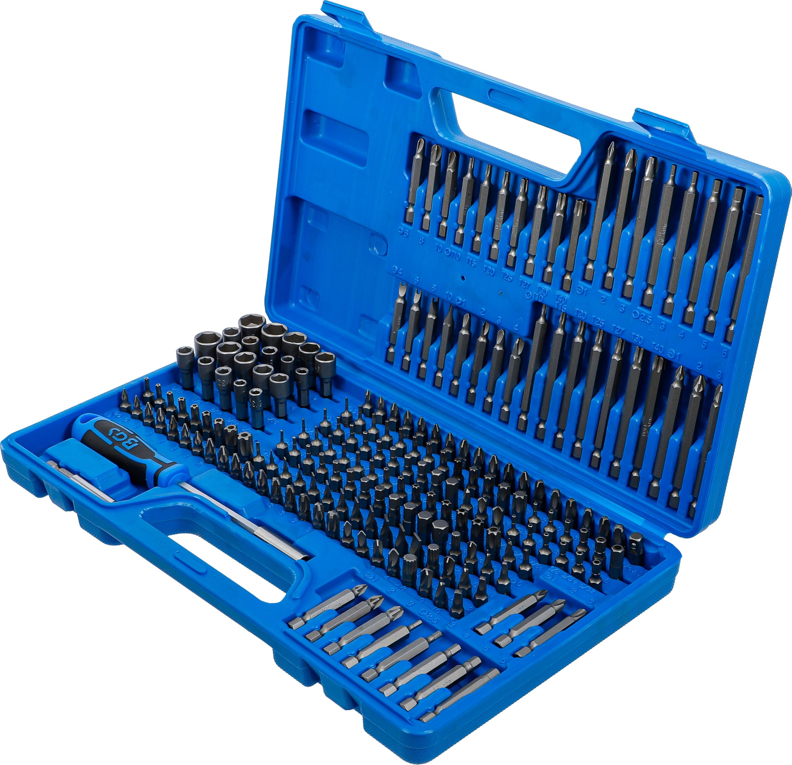 BGS 20103 | Serie di inserti universali di sicurezza | attacco esagono esterno 6,3 mm (1/4") | 208 pz.