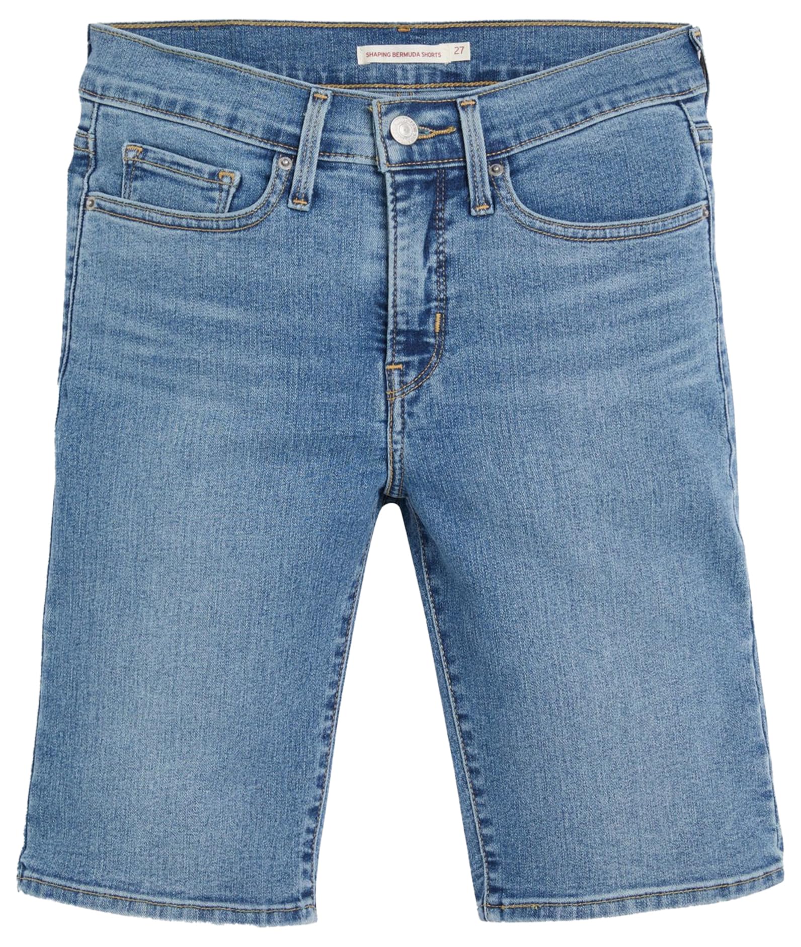 Levi's Women's Plus-Size Shaping Bermuda Shorts Bermuda Shorts