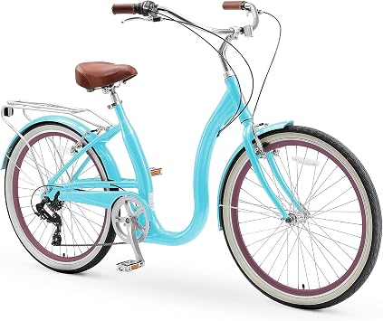sixthreezero sixthreezero Easy Boarding Womens 7-Speed Bicycle, Teal