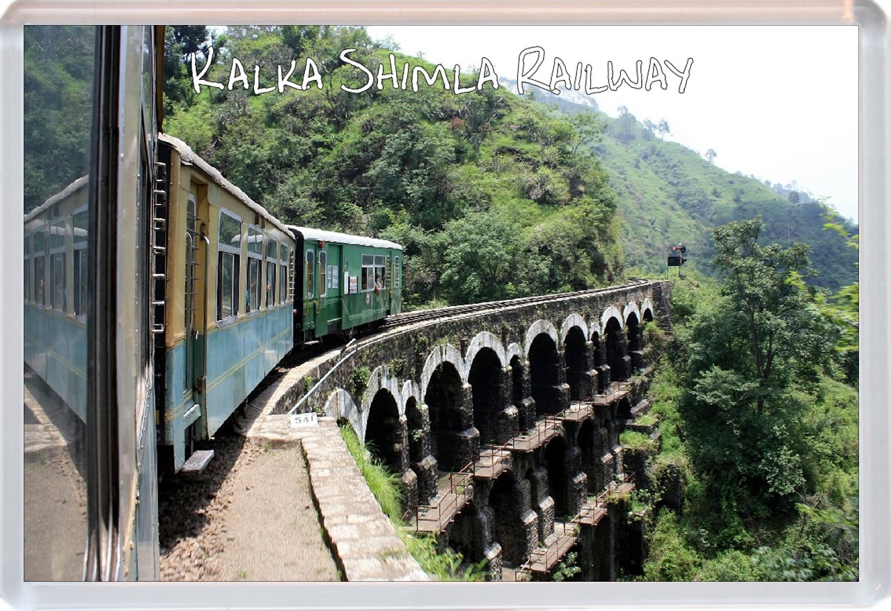 Baked Bean Store Kalka Shimla Railway - India - Novelty Jumbo Fridge Magnet