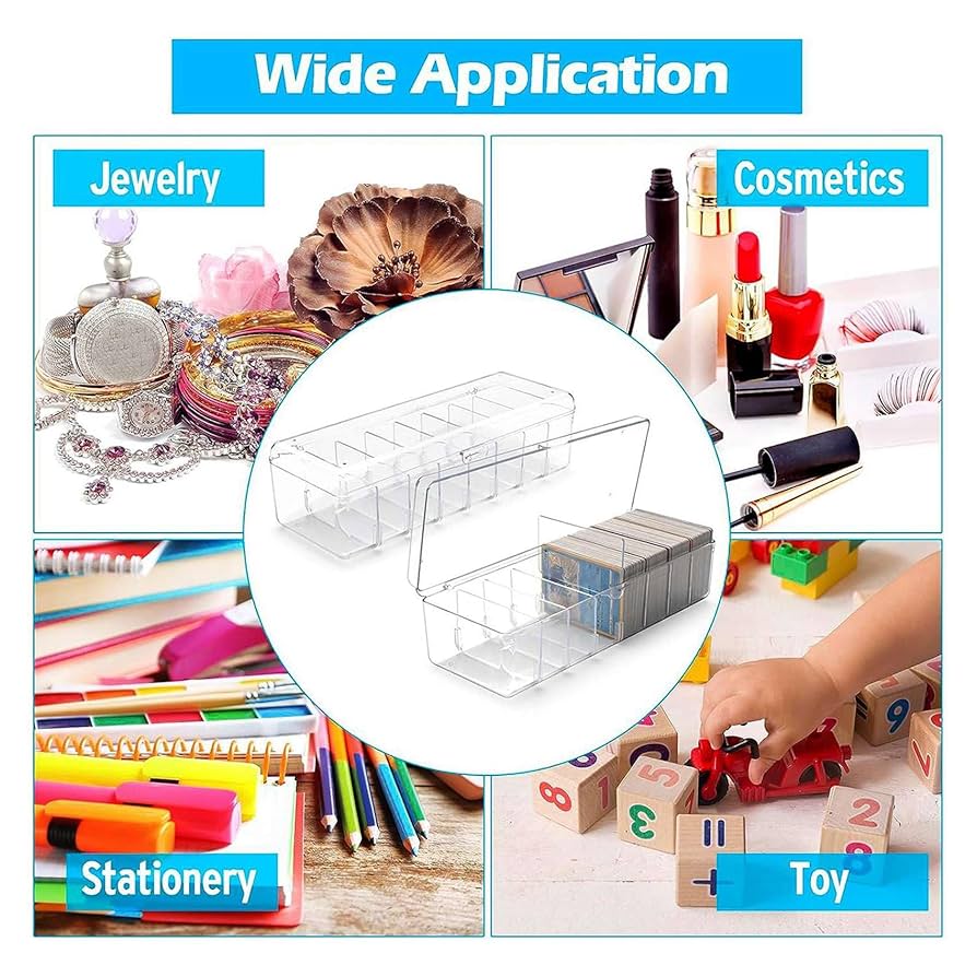 トレーディングカード収納ボックス [4個パック] Amazon｜xosVee 4個のトレーディングカード収納ボックス、カード