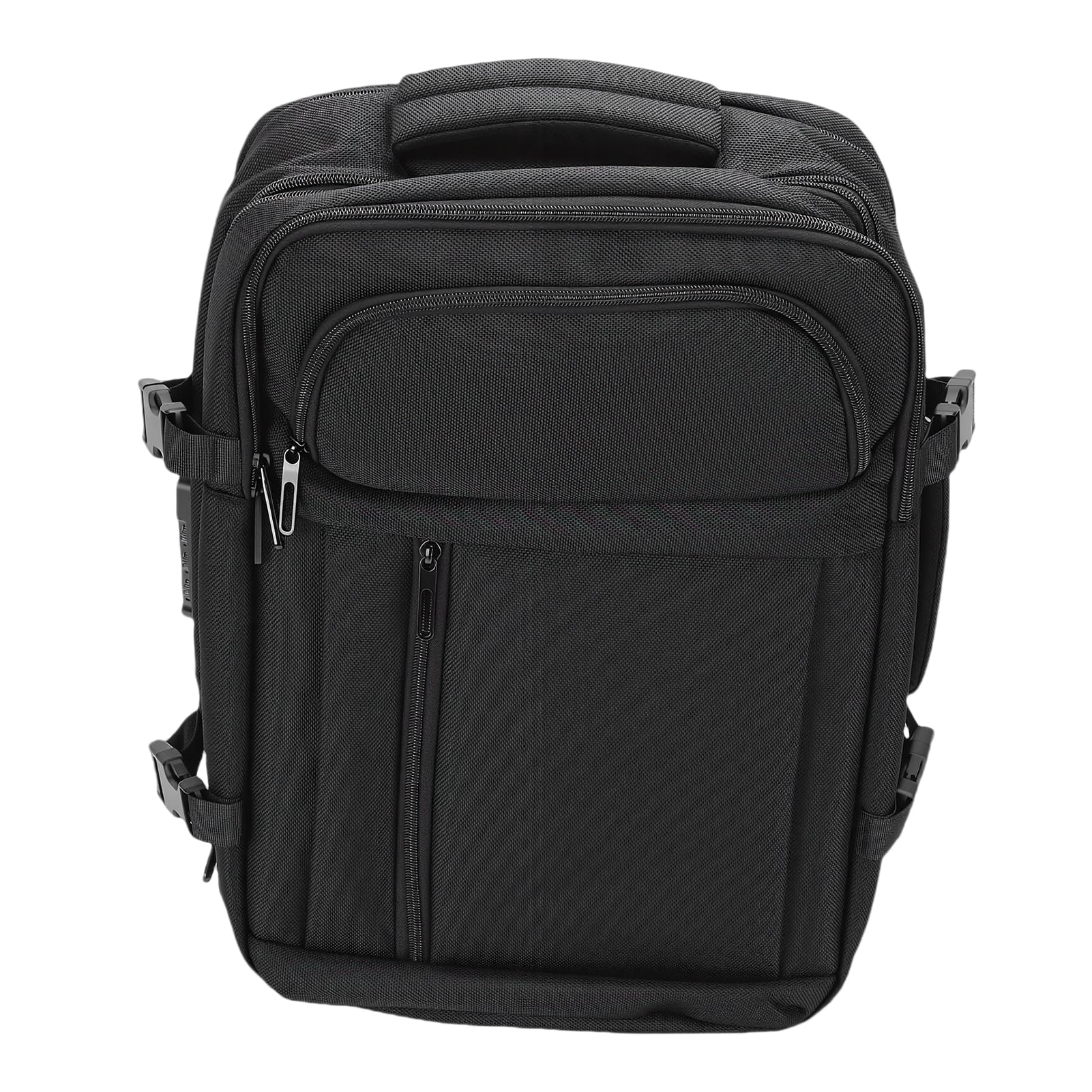Zaino a Compressione Sottovuoto Convertibile con Cinghia per Bagagli, Lucchetto a Combinazione e Scomparto per Laptop da 15,6 Pollici, Viaggiatori, Blu