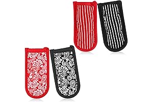 4 Pcs Hot Handle Covers: Safeguard Your Hands in the Kitchen with Non-Slip Grip