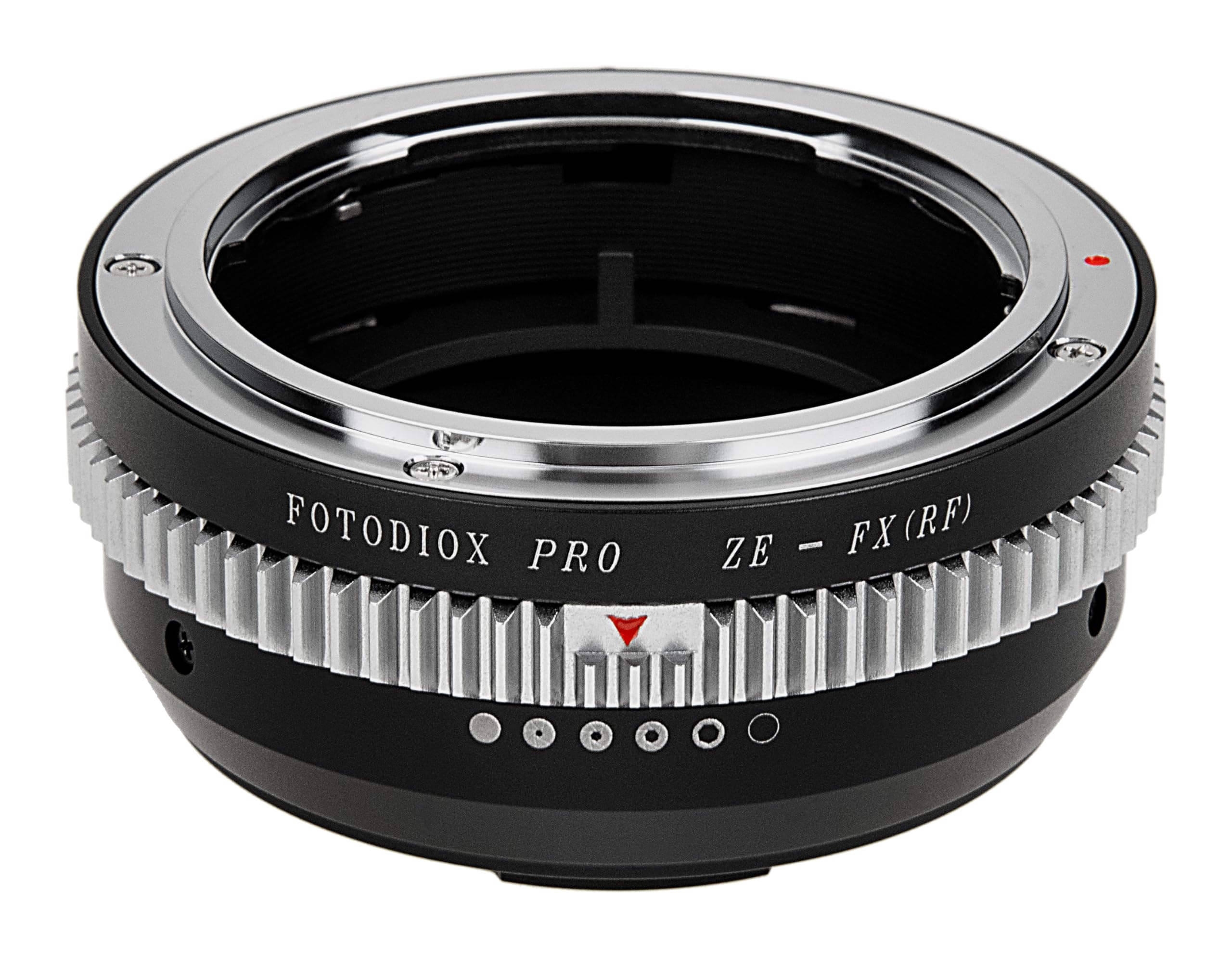 Fotodiox Pro Lens Mount Adapter, for Mamiya ZE (35mm) Lens to Fujifilm X-Mount Mirrorless Cameras, Black, (MZE-FXRF-Pro)