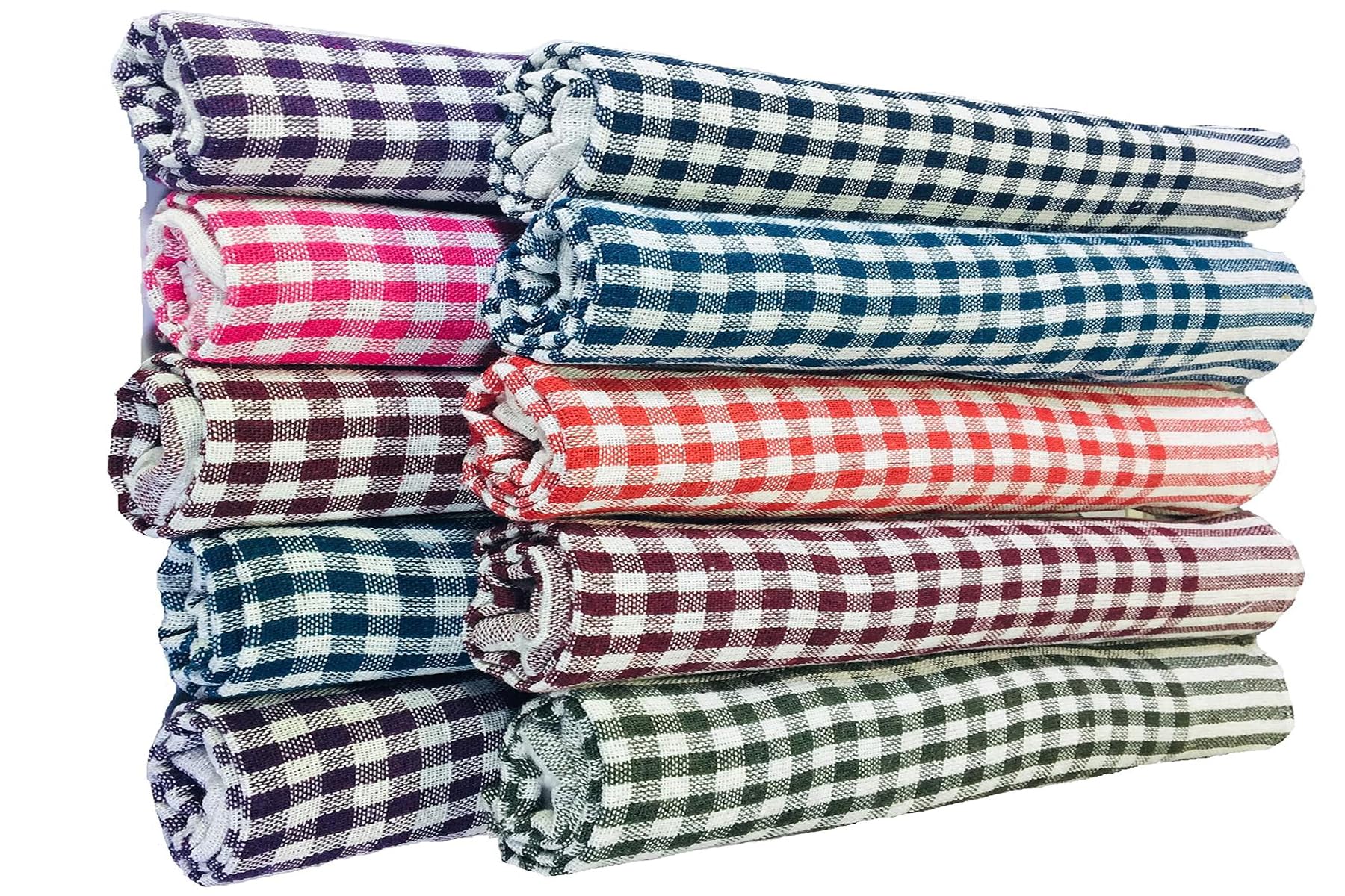QUAMIUM Multi-Use Cotton Cleaning Cloths/Mops - Wet/Dry Kitchen Duster, Reusable Multipurpose Kitchen Napkin Table Wipe, 18 x 18 inch (Pack of 10) (B0CWNP3GR5) Amazon Price History, Amazon Price Tracker