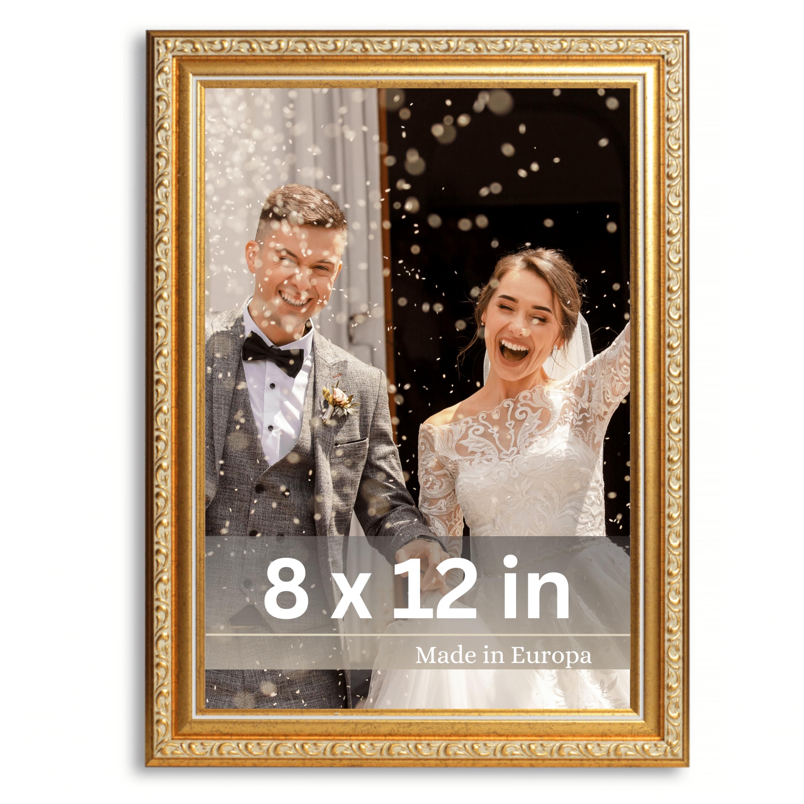 VictoR Picture Frame Chagall 8x12 Gold - Vintage Picture Frames