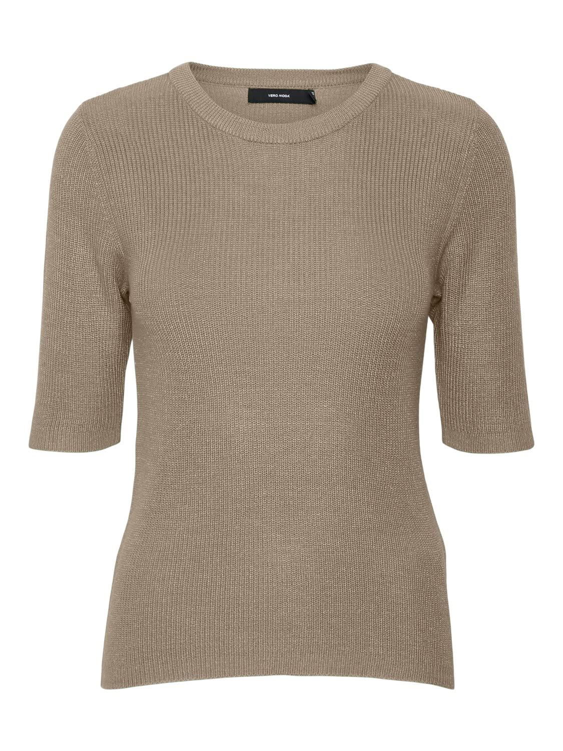 VERO MODA Women's Knitted Jumper, Silver Mink, XS