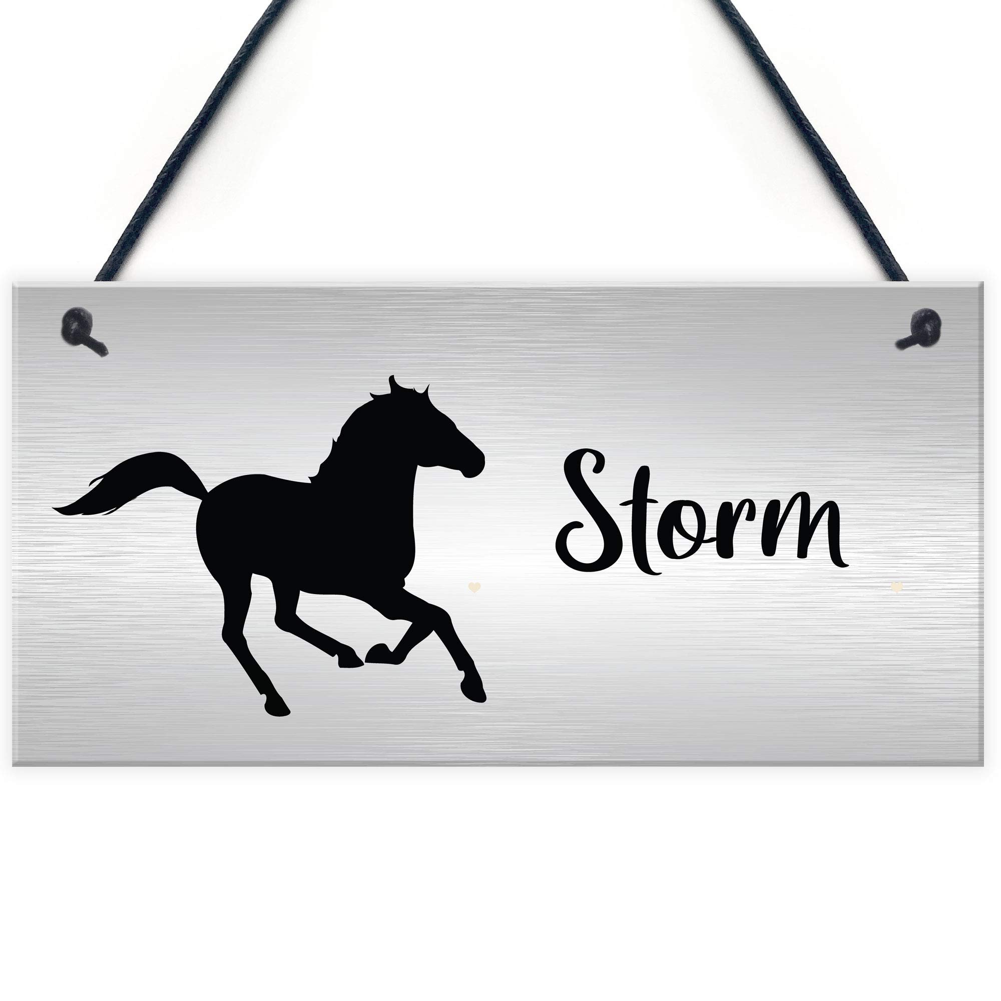 Personalised Stable Sign For Horse ANY NAME Horse Lover Gift Home Decor Keepsake
