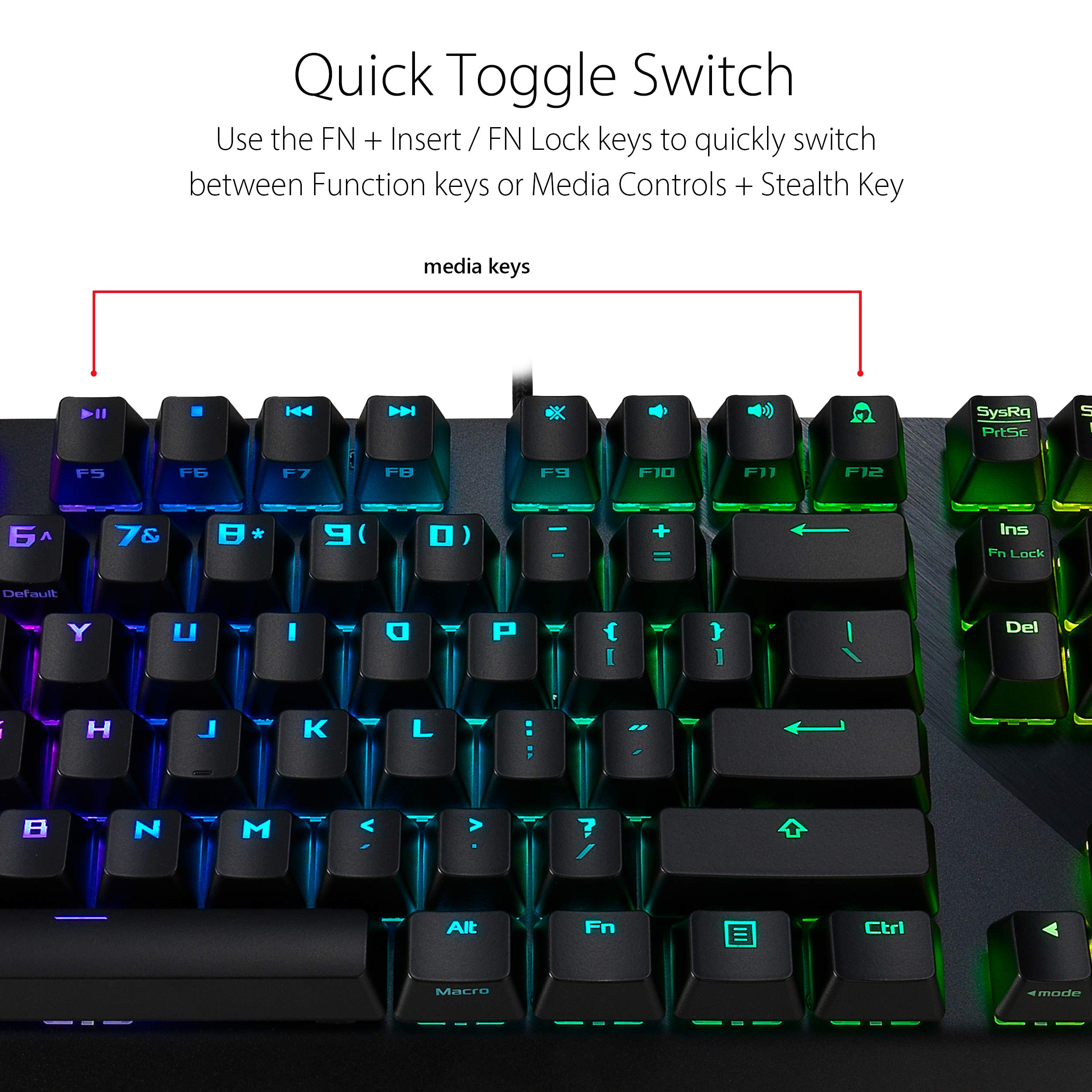 Amazon.com: ASUS RGB Mechanical Gaming Keyboard - ROG Strix Scope Amazon.com: ASUS RGB Mechanical Gaming Keyboard - ROG Strix Scope