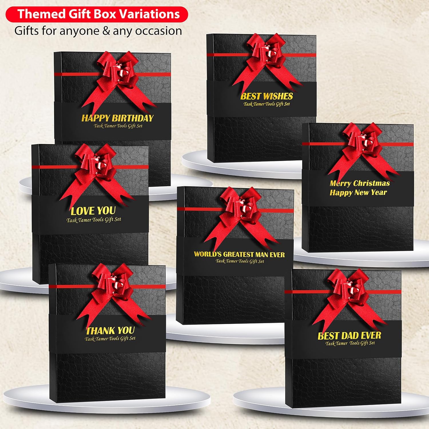 Multitools For Men Women, Multi tool Gift Set with 3 tiems Multi-tool Hammer, Utility Knife, LED Flashlight, EDC Toolbox for Car, Super Tools Gifts Set For Father Husband for Christmas Birthday - Image 3