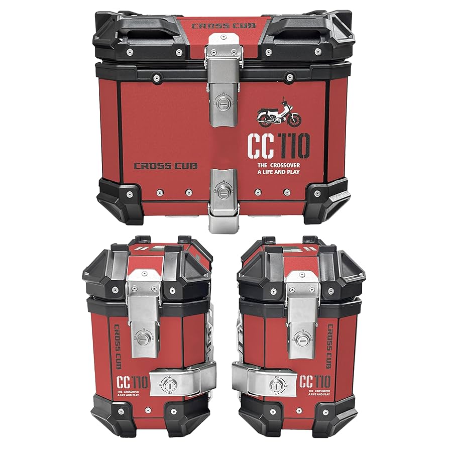 yan.B様のお専用＊ Amazon | JISYIWOWバイク用リアボックス ト サイドボックス 適用