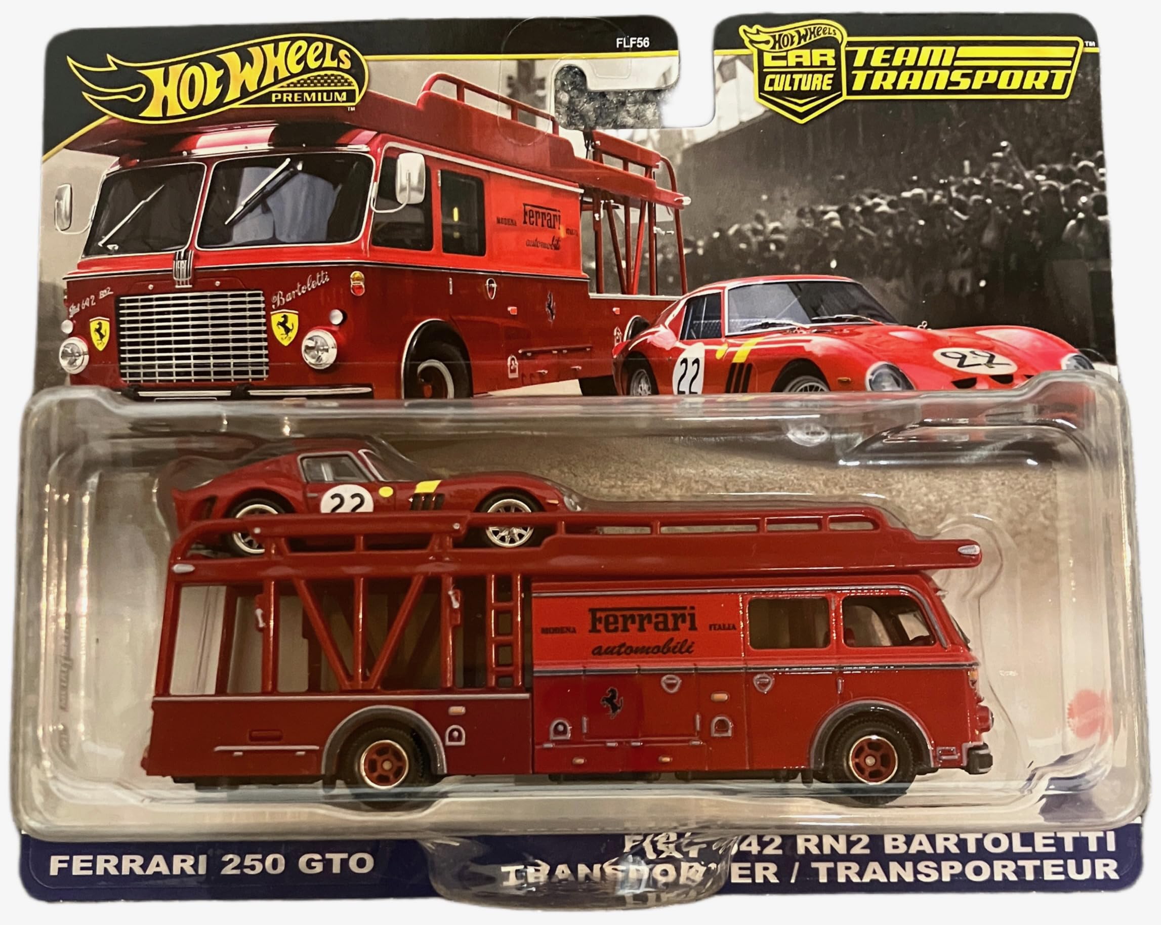 Hot Wheels Premium - Ferrari 250 GTO & Fiat 642 RN2 Bartoletti