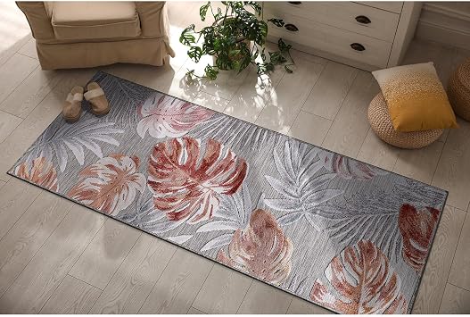 CAMILSON Runner Outdoor Rugs Oriental Retro Traditional Floral Medallion Area Rug 2x10 Non-Shedding Stain Resistant Indoor Carpet for Bathroom Hallway Kitchen Office 2 x 10 / Multi Color