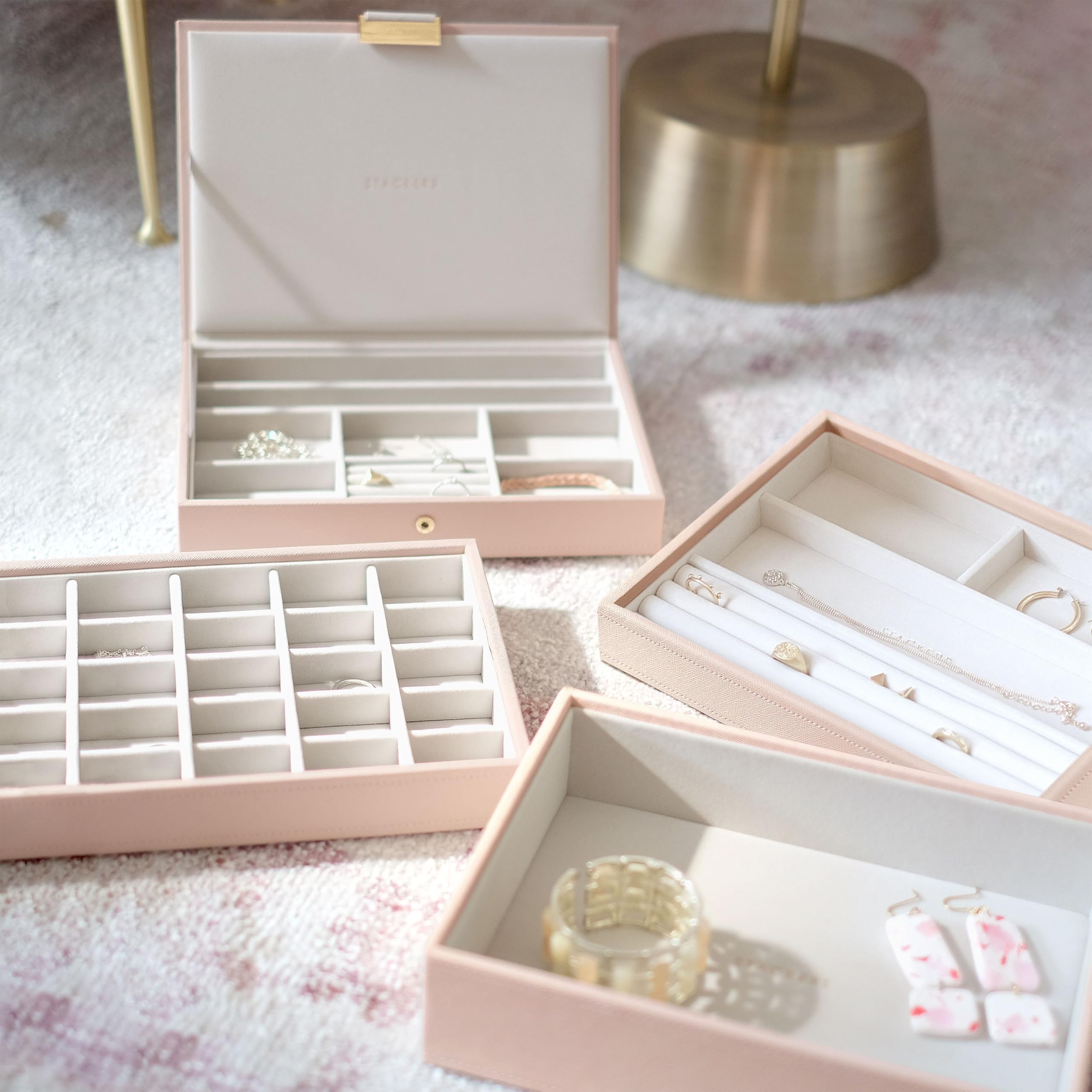 Stackers Blush Woven Classic Lot de 4