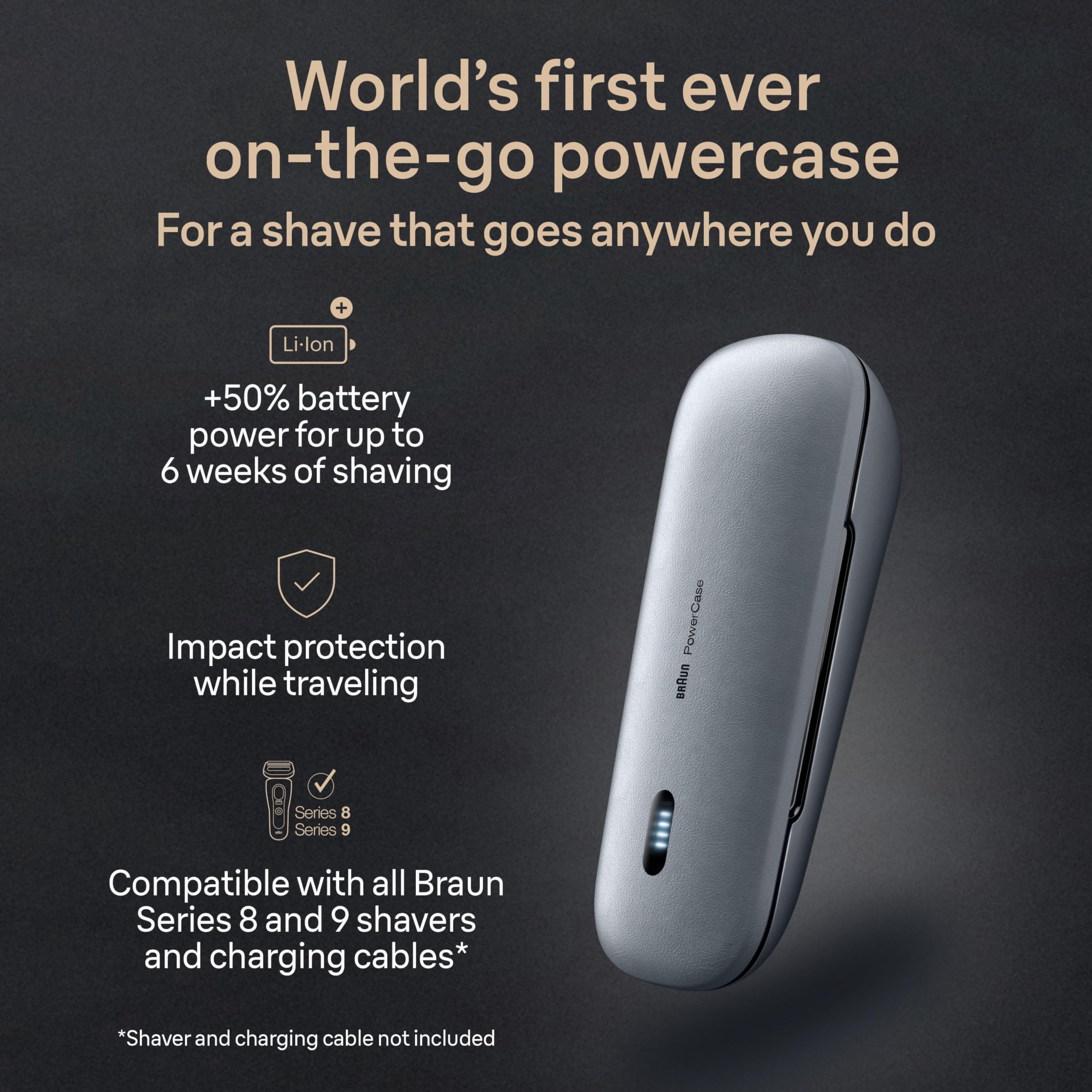 Amazon | ブラウン パワーケース ブラウン シリーズ8 9 電気シェーバー