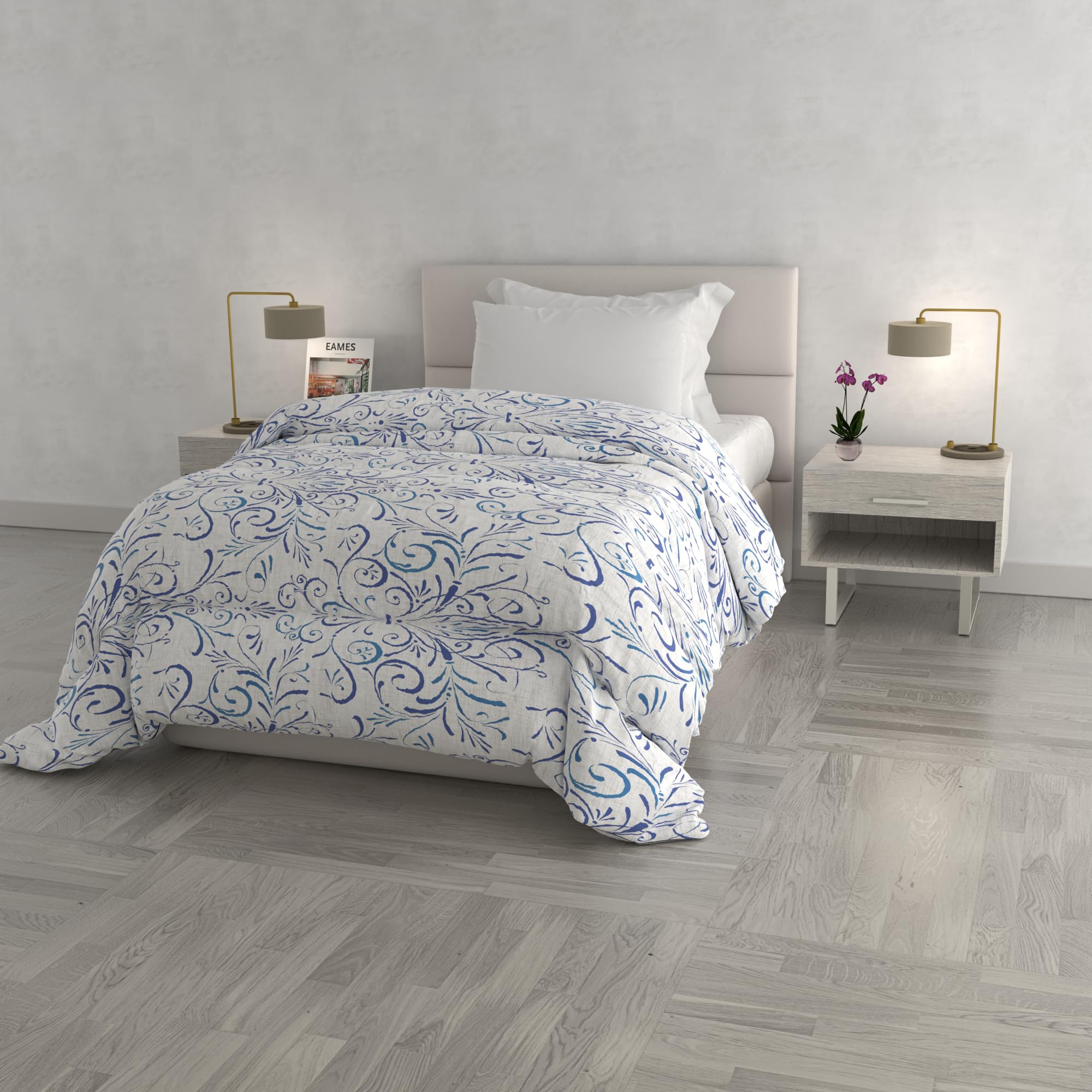 Fantasy Winter Quilt Made in Italy, Ornatotex, Single 170 x 260 cm