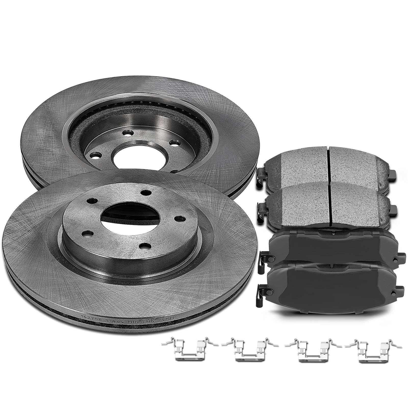 SCITOO Front 11.65" Brake Pads and Rotors Kits Brakes Kit:31464;D815-7318