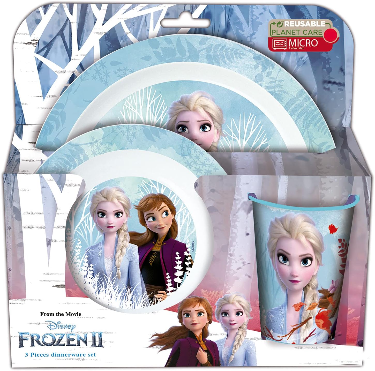 Disneys die Eiskönigin Frühstücksset: Olaf, Elsa und Anna : Amazon.de ...