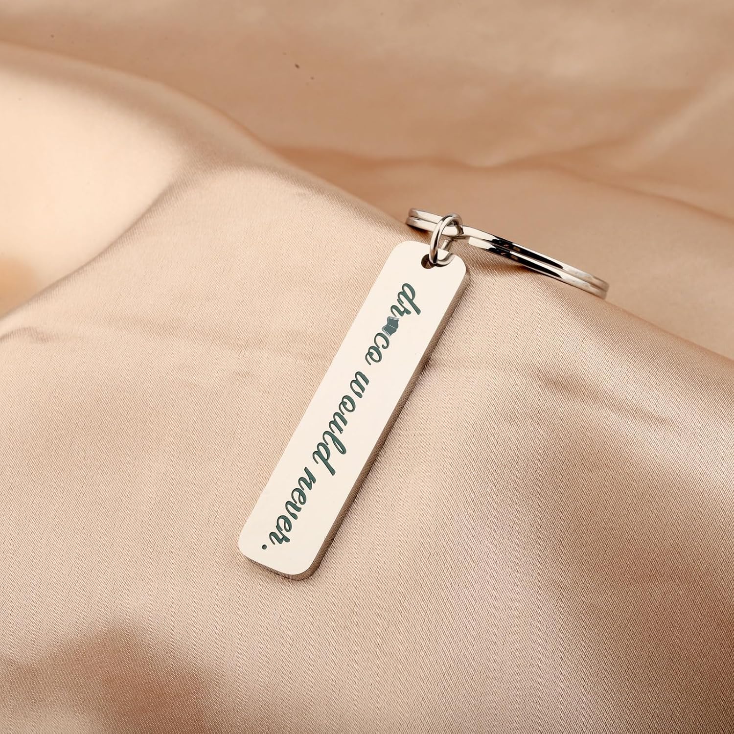 FAADBUK Book Inspired Keychain Magic School Gift Would Never for Bookish