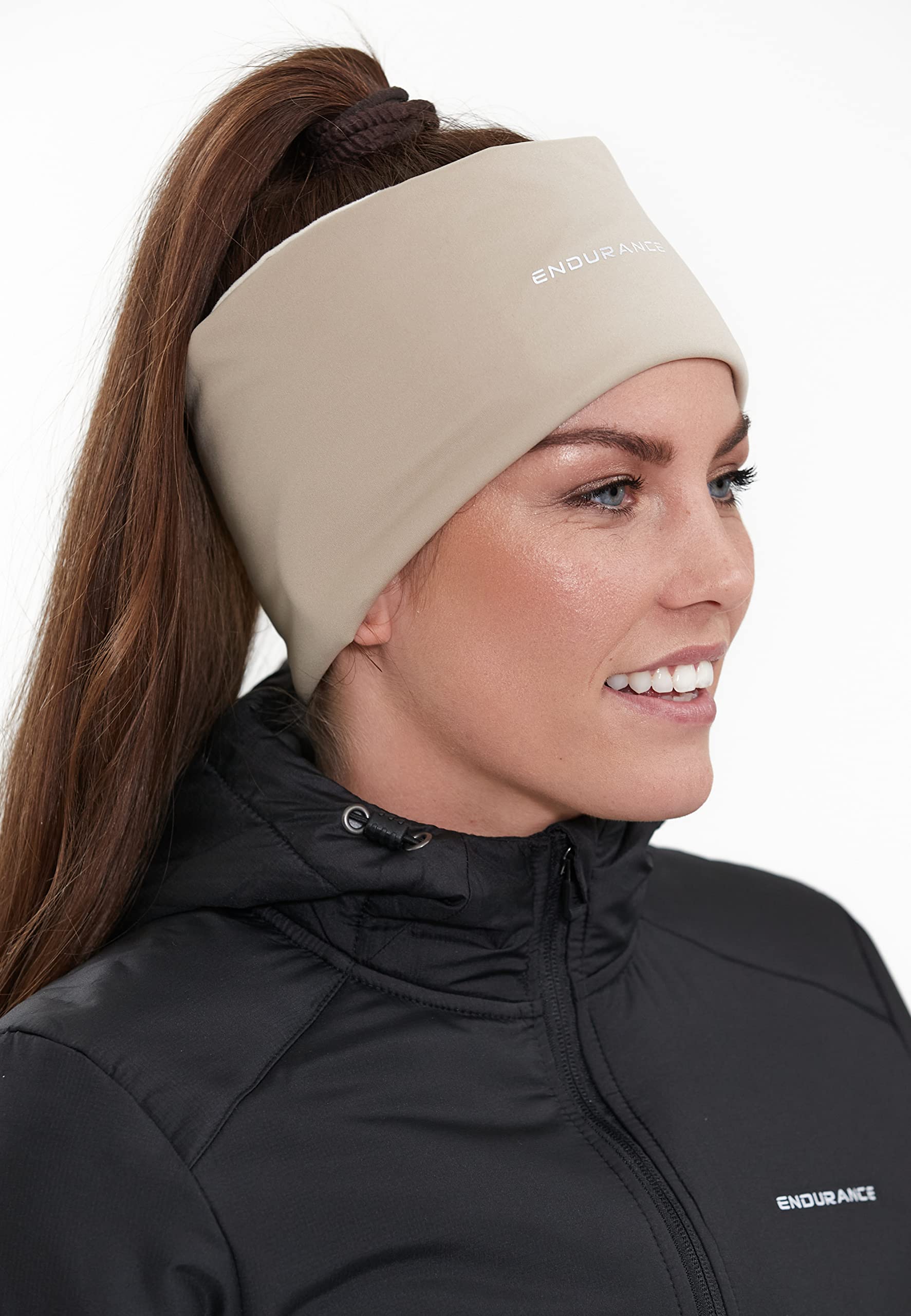 ENDURANCE Corbia Primaloft opaska na głowę Simply Taupe, jeden rozmiar