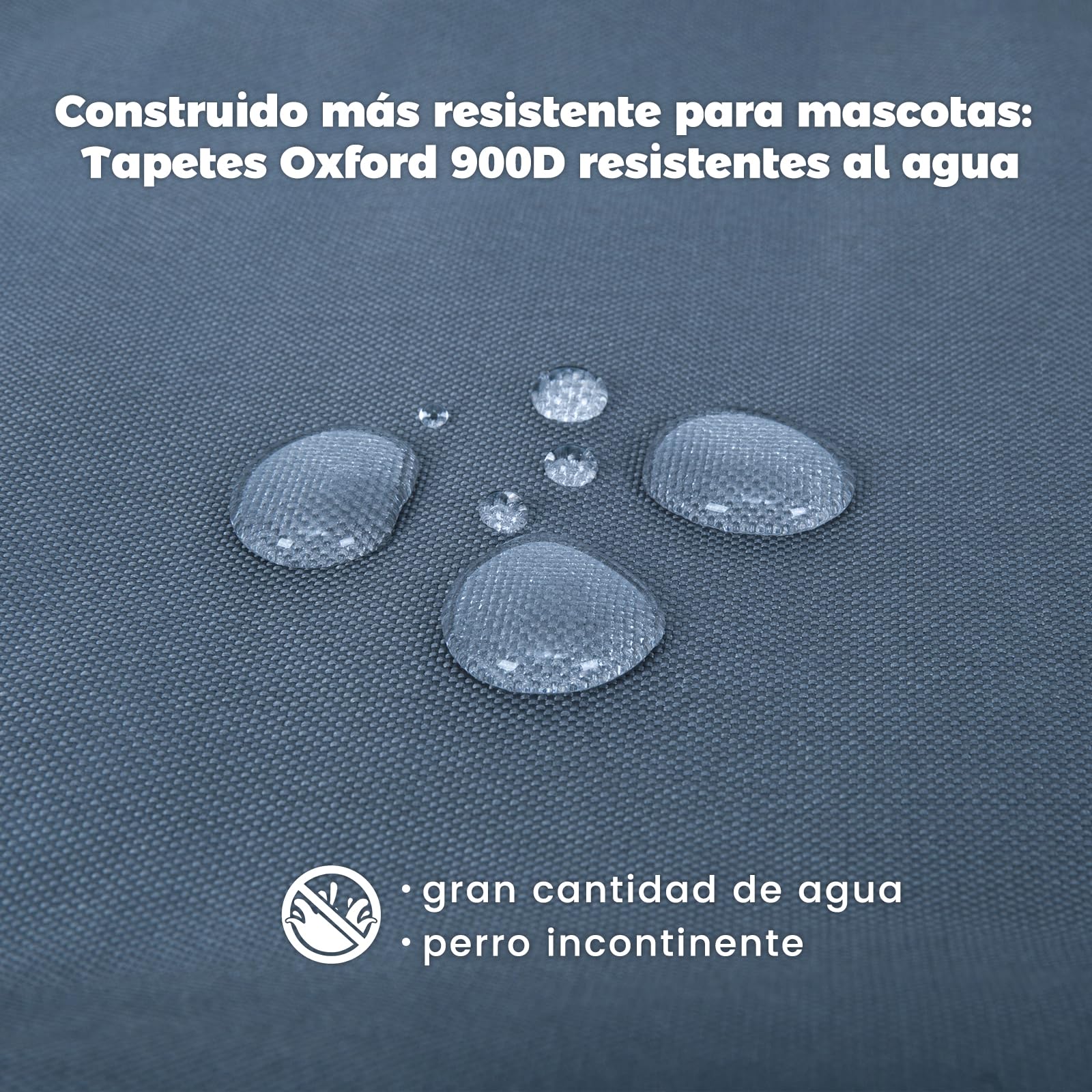 Miguel Cama para Perros Exterior Impermeable al Agua para Jaulas de Metal para Perros, Oxford Colchoneta Mascotas Duradera y Fácil de Limpiar, Ideal para Interiores como Exteriores(107cm/42inch Azul)
