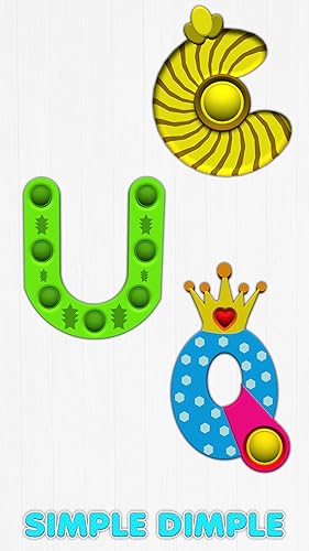Pop It Alphabets Lore 3D - Antistress ABC Giant Fidget Toys