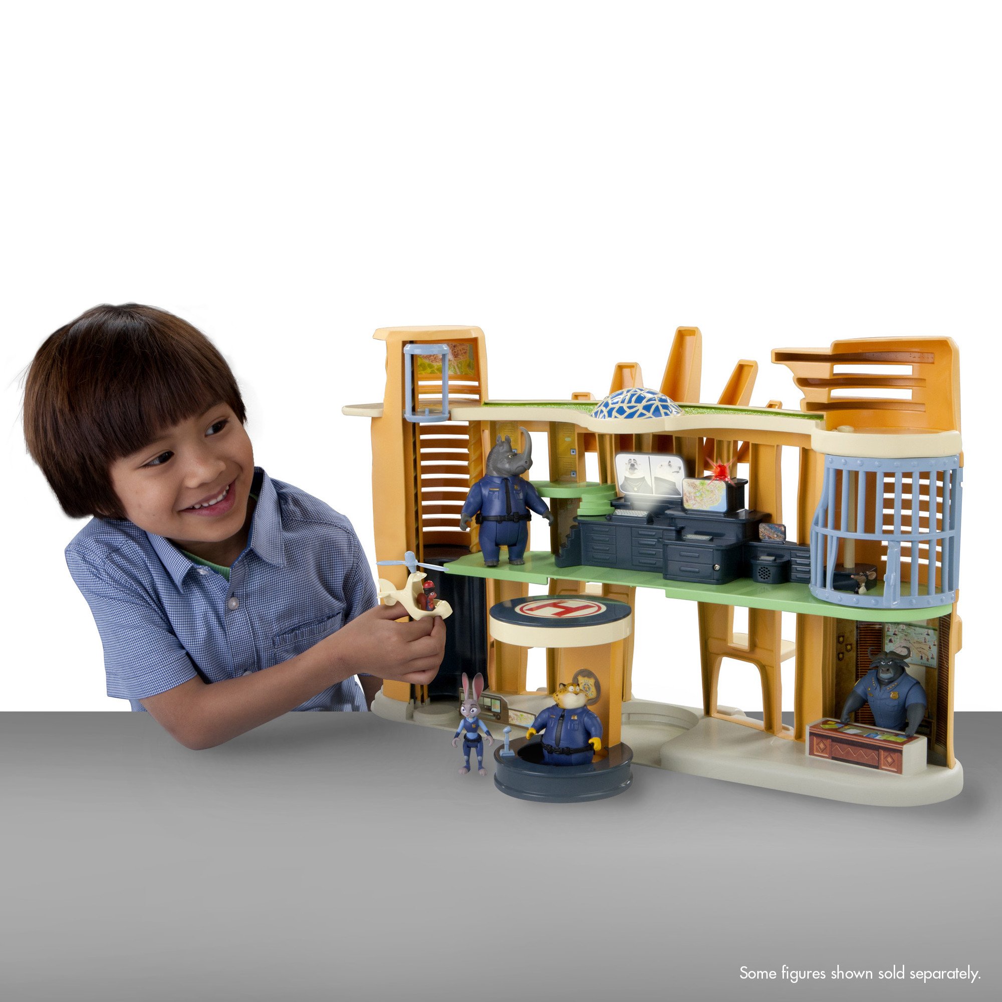 TOMY Zootopia Police Station, Playset for Kids