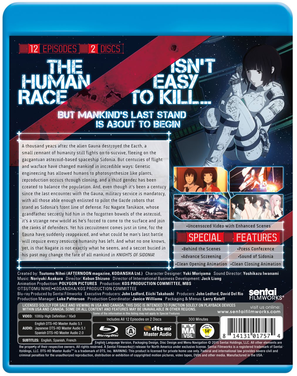 Knights Of Sidonia: Season 1 [Edizione: Stati Uniti] [Blu-ray]