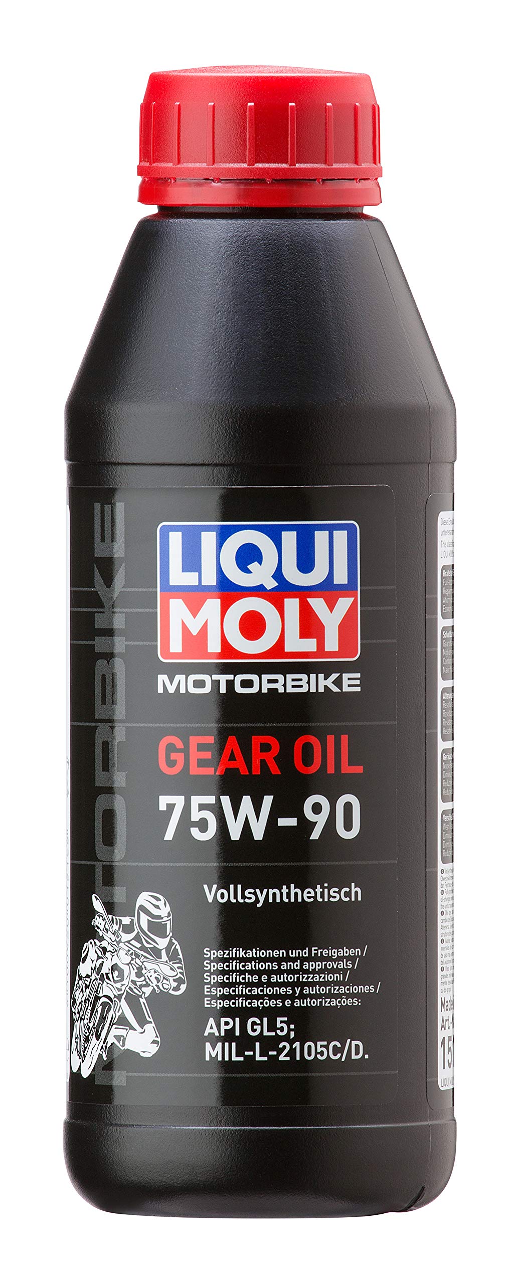 3x Original Liqui Moly 500ml Motorbike Gear Oil Motorrad Getriebeöl 75W-90 1516