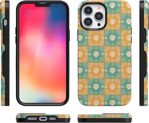 Miniatura 608 de Casely Funda para iPhone 13 Pro Max Jardín dorado Floral de girasol amarillo Compatible con MagSafe Diseño protector audaz Jardín Dorado