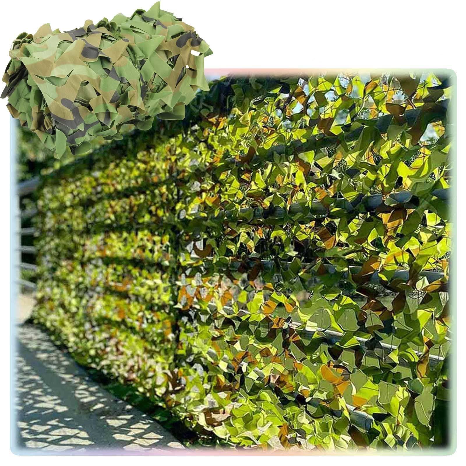 Jolan Camo Netting Woodland,Military Reinforced Camouflage Netting,Shade Net,Party Decoration,Camping,Hunting,2m 3m 4m 5m 6m 7m 8m 9m 10m Sunscreen Camouflage Net,Car Cover,Jungle-1.5x5m(4.9x16.4ft)