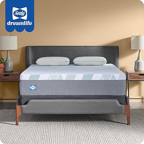 Miniatura 13 de Sealy Dreamlife - Colchón de espuma de 12" en caja, tamaño individual XL, espuma viscoelástica con gel SealyComfort, espuma de transición