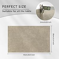 Vista 170 de Faux Leather Placemats and Coasters Set of 2, Round Leather for Dinner Table Mats Heat Resistant Non-Slip Washable Insulation Coffee Mats Kitchen
